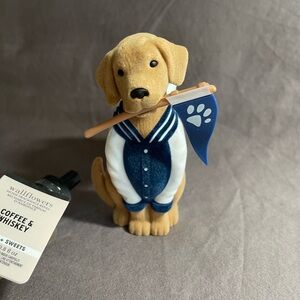 New Bath & Body Works Collegiate Dog Lab  wallflower Fragrance Diffuser Plug